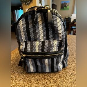Moda Luxe striped backpack